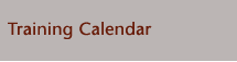 Training Calendar