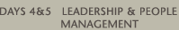 Leadership & people management